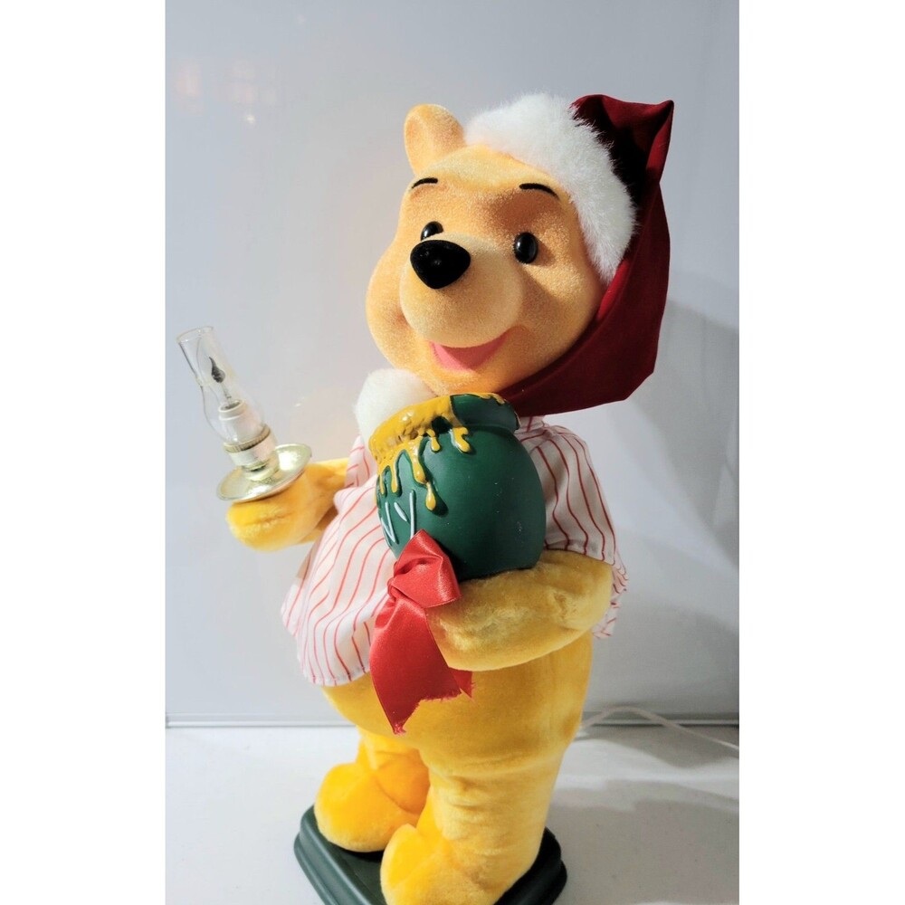 Vintage Disney 21" Motion Animated Christmas Winnie The Pooh 1996 WORKS